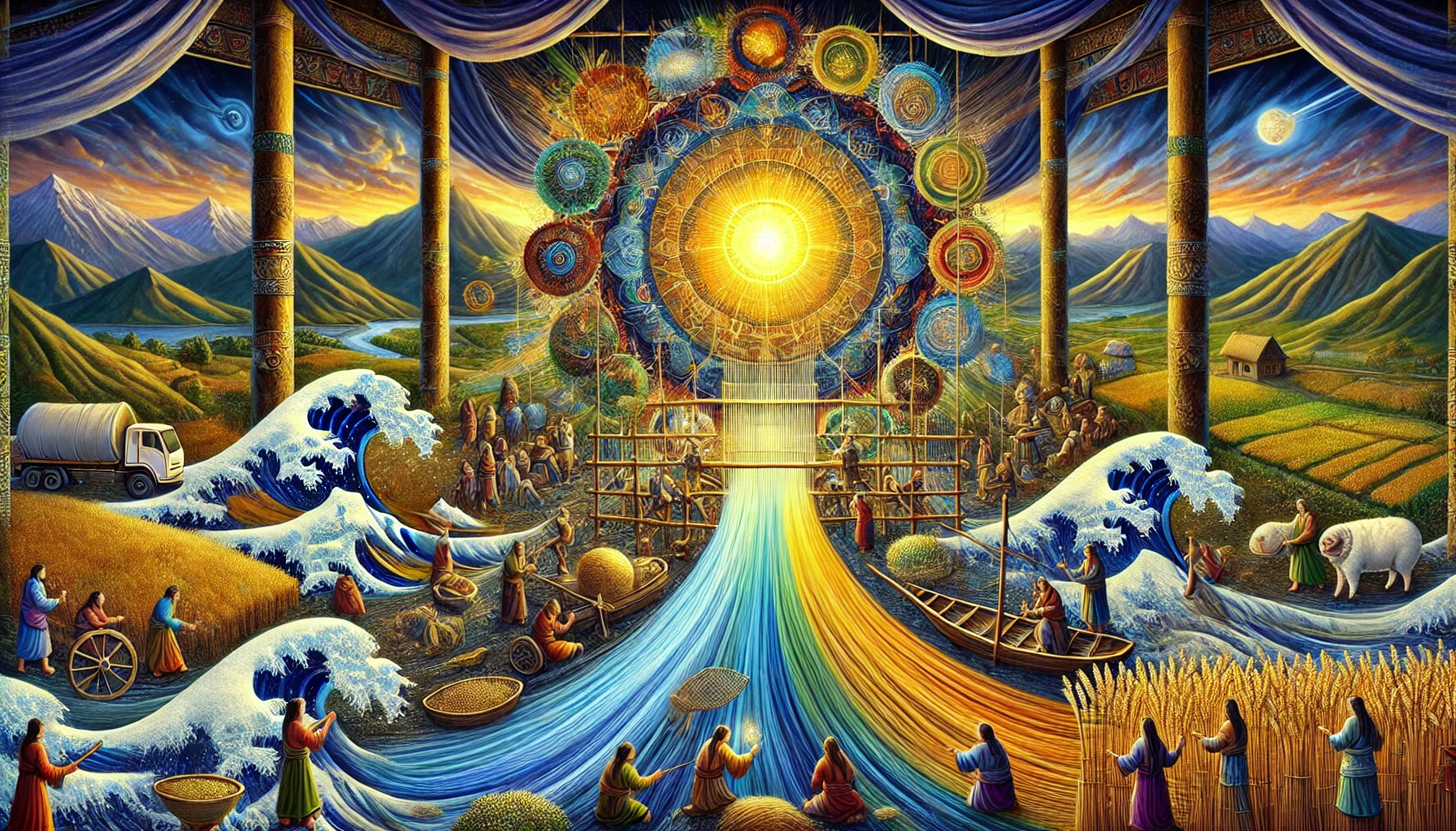 Threads of Weaving the Invisible Whole ChatGPT TOWARDS(00)